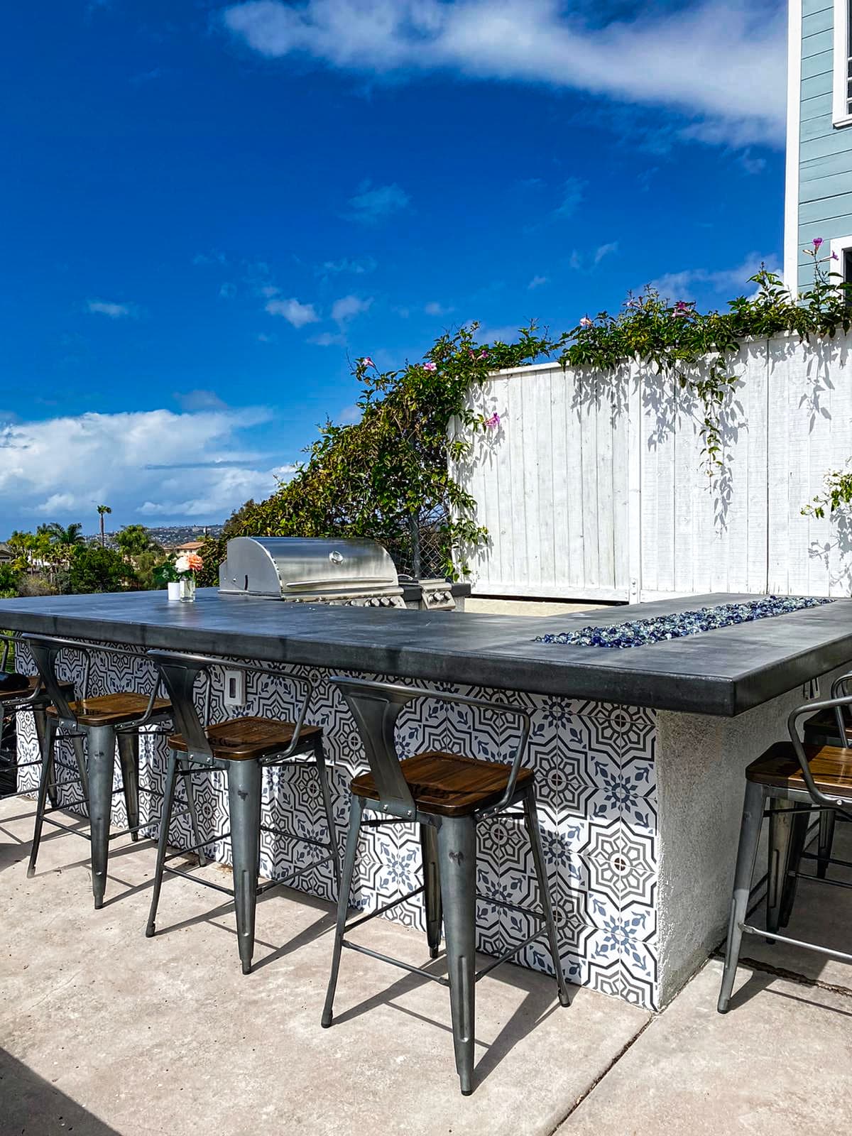 Backyard BBQ Fire Pit Combo